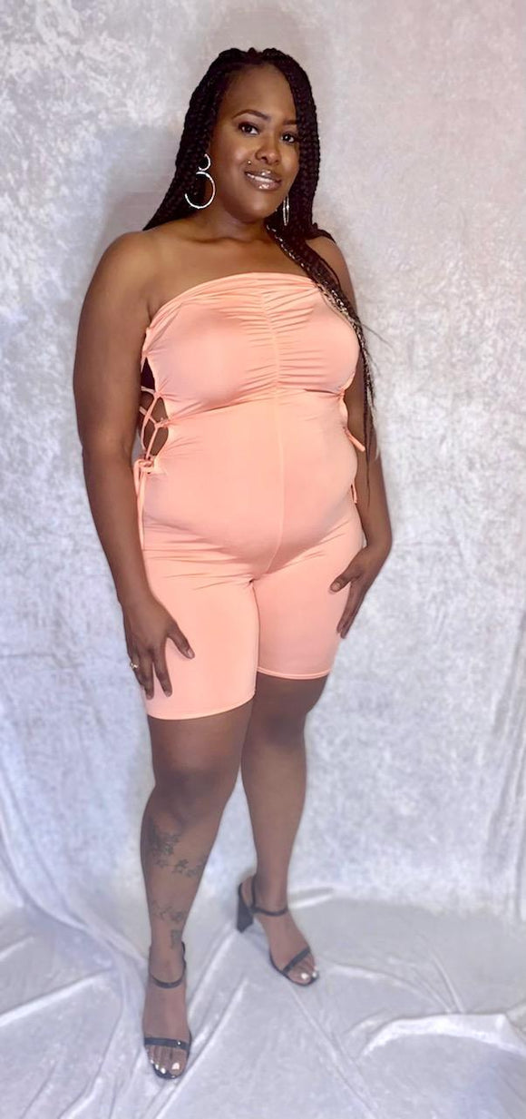 Peach Romper