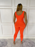 Bright Orange Jumpsuit