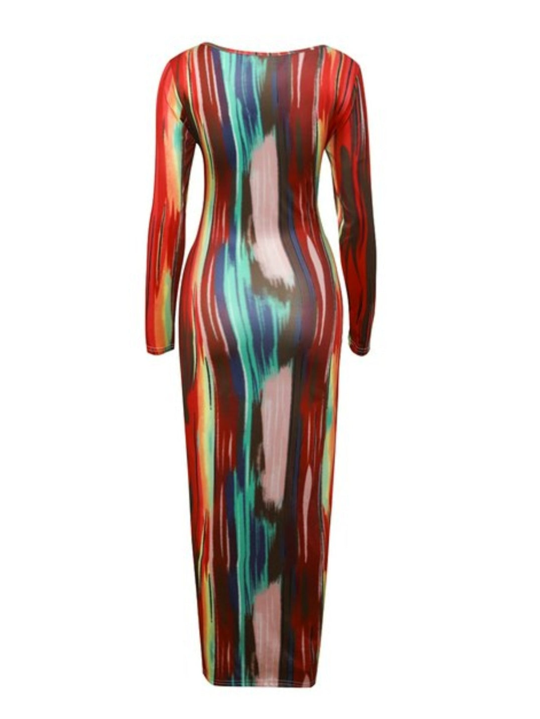 Bright Colorful Dress 2X